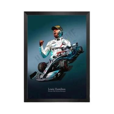 Imagem de Pôster De Arte Em Tela Graffiti De Ayrton Senna, Piloto De F1, Decoraç