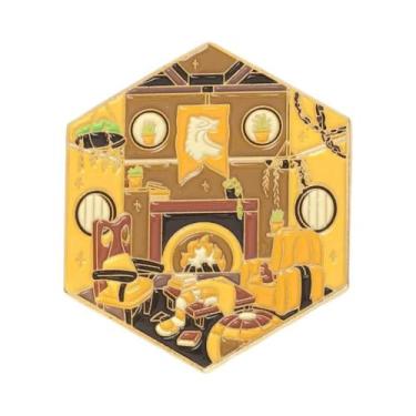 Imagem de Broche Com Tema De Filme De Esmalte Geométrico, Broche Criativo Para S