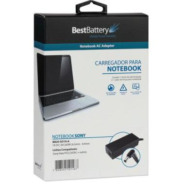 Imagem de Fonte Carregador para Notebook Sony Vaio PCG-FXA50 - BestBattery, 65 W