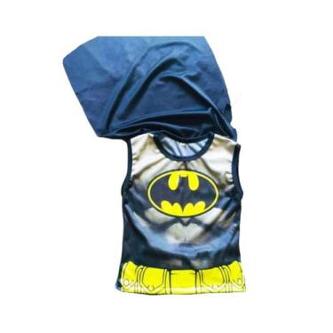 Imagem de Fantasia Batman Infantil Menino Roupa Herois com Mascara Car - Mamma M