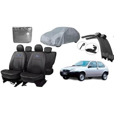 Imagem de Capa de couro +Capa de cobrir + Limpador de para - brisa -Ford fiesta 95-05