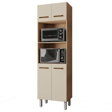 Imagem de Armario Paneleiro 4p 197x60 Cm Mara Savana Off White Mobbs Savana Off White