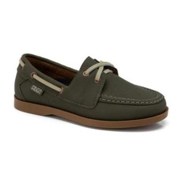 Imagem de Sapato Kids Menino Klin Sider Verde Militar Mocassim-Masculino