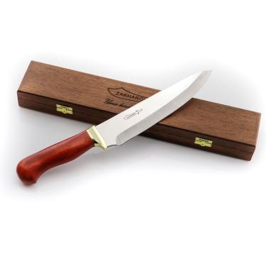 Imagem de Faca Churrasco E Cozinha Zakharov Chef Tradição 8'' Cabo Madeira