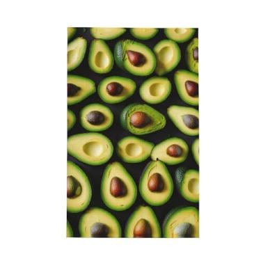 Imagem de XLLingL Toalhas de cozinha de waffle com estampa de abacate, panos de prato de microfibra, para decoração e limpeza de cozinha - 1 peça