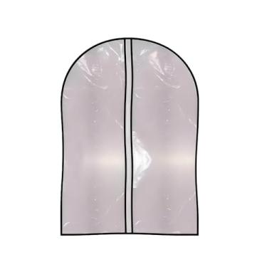 Imagem de Capa Protetora para Roupas em PEVA – Ideal para Camisas, Ternos e Casacos, Anti-Poeira, Impermeável e Transparente para Organização de Guarda-Roupa (10)
