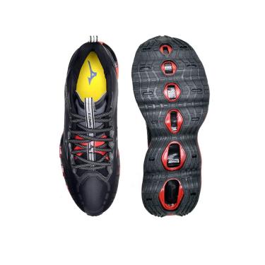 Imagem de Tenis Mizuno Pro X Premium Preto Vermelho