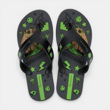 Imagem de Chinelo Ipanema Deck City Masculino Infantil Capivara Cinza-Masculino