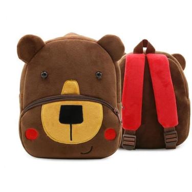 Imagem de Mochila Infantil Ladyzone Zoo Urso Unissex Préescolar-Unissex