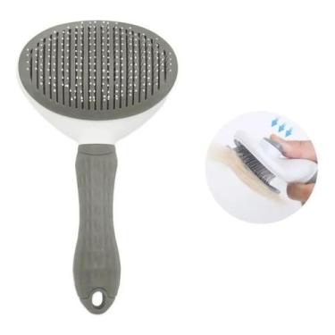 Imagem de Eba Pet Escova Pelos Pet Automatica Rasqueadeira Magica Gato - Congrat