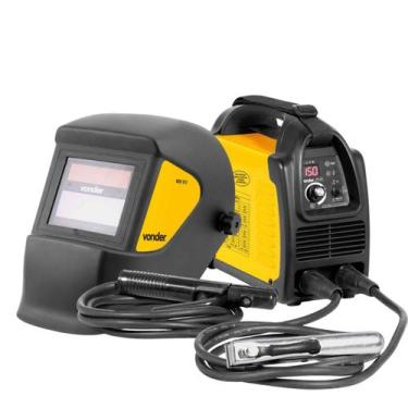 Imagem de Kit Inversor Solda TIG150 RIV156 + Mascara Solda MSV012 Vonder, Bivolt