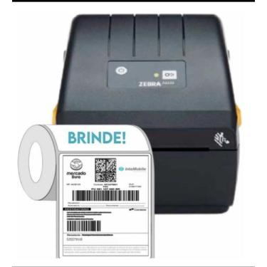 Imagem de Impressora zd220 com etiqueta térmica  - Zebra 