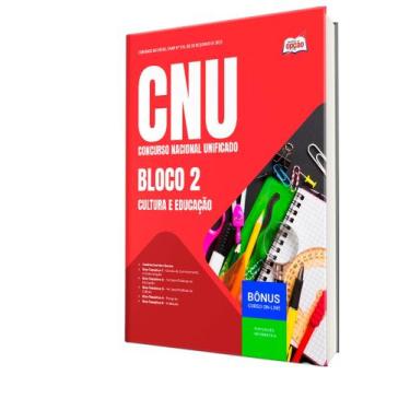 Imagem de Apostila CNU - Bloco 2 - Cultura e Educação - Apostilas Opção