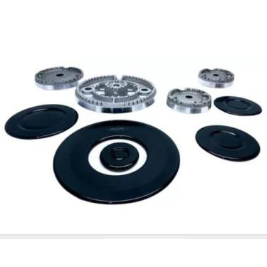 Imagem de Kit Queimador Espalha Grade Fogão Fischer Tripla Chama 9788