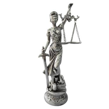 Imagem de Estátua Deusa/Dama Da Justiça Em Resina Importdada