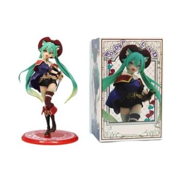 Imagem de Figura Kawaii Anime Hatsune Miku Gato Empreiteiro Do País Das Maravilh