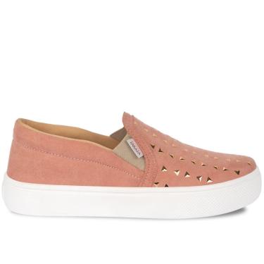 Imagem de Tênis Feminino Casual Iate Slip On Calce Fácil Confortável A1.25 C-Feminino
