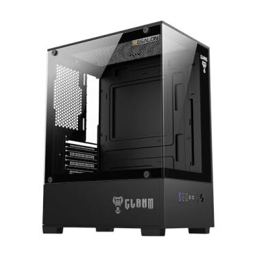 Imagem de Gabinete Gamer Megalon Mid Tower Vidro Temperado Mini ITX mATX USB 3.0 Preto Sem Fans Compatível Fonte ATX