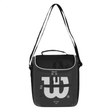 Imagem de Bolsa Wilson Tiracolo Térmica 100% Poliéster 7,5L Preto Unissex