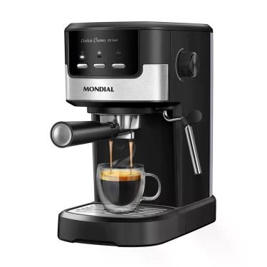 Imagem de Cafeteira Espresso C-21-E-CNP 20 Bar 1200W Dolce Crema Preto/Inox 220V - Mondial