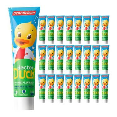 Imagem de Kit 24 Pasta de Dente Infantil Com Flúor 50g Doctor Duck Tutti Frutti 