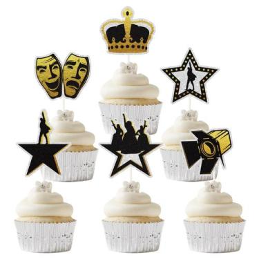 Imagem de Topper de Bolo DKCTQU 18 unidades Musical Broadway - Decoração de Fest
