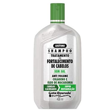 Imagem de Shampoo Gota Fortalecimento Cabelo Cacheados 430Ml, Gota Dourada