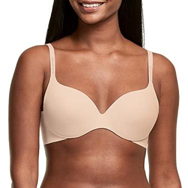 Imagem de Maidenform Sutiã Dreamwire feminino com aro suave nas costas, Amêndoa, 38B