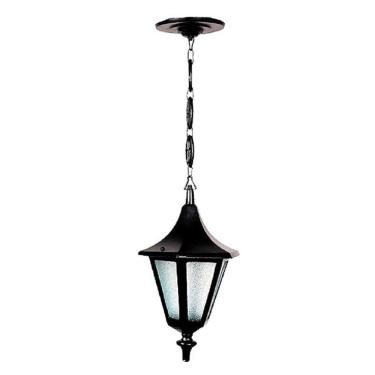 Imagem de Luminária Externa Interna Verona Mini Com Corrente Alumínio