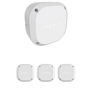 Imagem de Kit 4 Caixas de Passagem Plástica Câmeras Bullet/Dome Externo VBOX 1100 E Intelbras