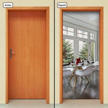 Imagem de Adesivo Decorativo de Porta - Sala de Jantar - 1582cnpt