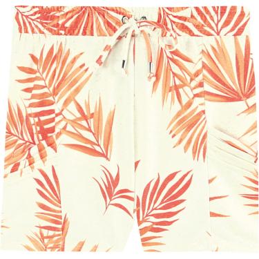 Imagem de Shorts, Feminino Moletinho Linho, Malwee, Off White, GG, Feminino