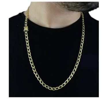 Imagem de Corrente 6mm  Lamina Long de moeda antiga de luxo