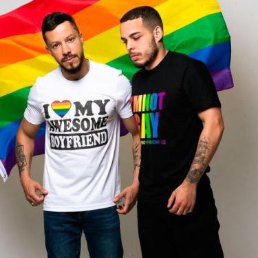 Imagem de Camiseta I Love My Boyfriend - Pride Brasil
