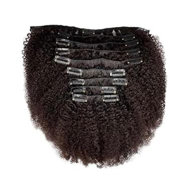 Imagem de Cabelo Humano Crespo com Tic-Tac Textura Kinky Castanho Escuro De Benguela (100g) (30cm)