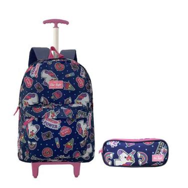 Mochila Infantil Feminina Roblox Juvenil Costas Cor Rosa - TOYS 2U -  Mochila Infantil - Magazine Luiza