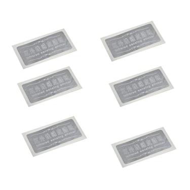 Imagem de LZLRUN 6 peças de adesivos prateados com sensor infravermelho para projetor de LED para porta de carro, cortesia, luzes LED de boas-vindas (adesivos de sensor de infrade prata)