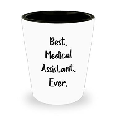 Imagem de Óculos de dosagem de assistente médico – Melhor assistente médico de todos os tempos – ideia de de Natal