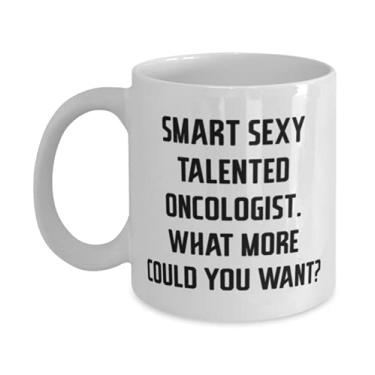 Imagem de Unique Idea Oncologist Caneca de 325 ml, 445 ml, oncologista talentoso sexy inteligente, para homens e mulheres, presente de líder de equipe, copo para oncologista
