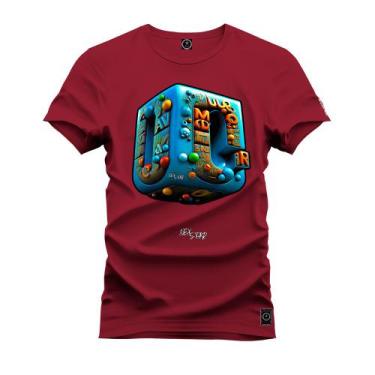 Imagem de Camiseta Premium Camisa Soltinha Estampada Em Hd Cubo Mcd Rubiks - Nex
