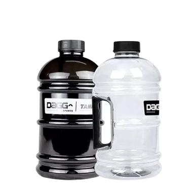 Imagem de Garrafa Galão de Água 2L Squeeze Academia Musculação Treino Alça Antivazamento 2 Unidades