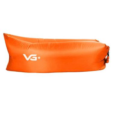 Imagem de Sofá Puff Air Bag Inflável para Camping Vg+ Laranja
