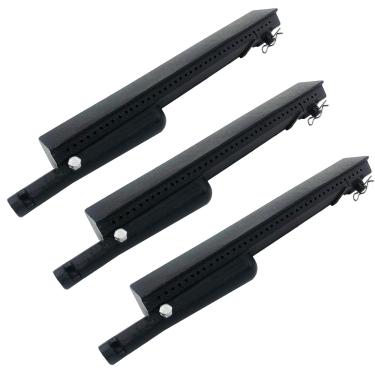 Imagem de GRILLJOB Pacote com 3 peças de reposição para churrasqueira de ferro fundido de 33 cm para Charbroil, Centro, Front Avenue, Costco Kirkland, Thermos Gas Grills