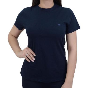Imagem de Camiseta Feminina Aeropostale MC A87 Azul Marinho - 9890181-2-Feminino