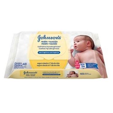 Imagem de Lenços Umedecidos Johnson'S Baby Recém-Nascido Sem Fragrância 48 Unidades-Unissex