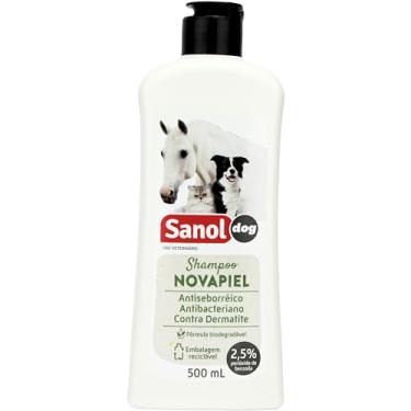 Imagem de Shampoo Novapiel Sanol Dog , 500 ml, Branco