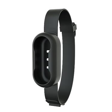 Imagem de NUHFUFA Capa protetora de silicone para câmera em formato de polegar e alça multifuncional compatível com acessórios Insta360 GO 3, capa protetora macia antiperda (preto)