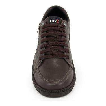 Imagem de Sapatenis Casual Footwear Masculino Em Couro Leg. Marrom - BR2 FOOTWEA
