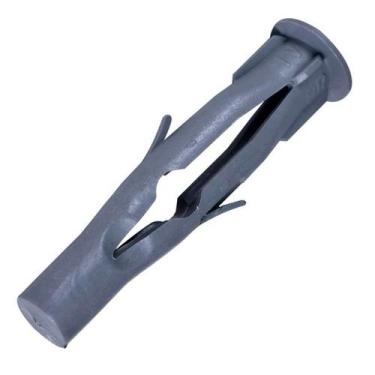 Imagem de Bucha Plástica para Parede Oca 06mm Vonder, Cinza