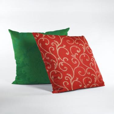 Imagem de Kit 2 Capas de Almofada de Natal Natalina Decorativas 45 x 45 - Millen